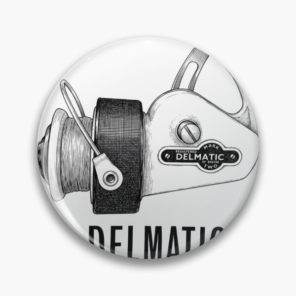Item preview, Allcocks Delmatic Reel Vintage Fishing – Classic British Tackle Graphic designed and sold by Always-Angling.