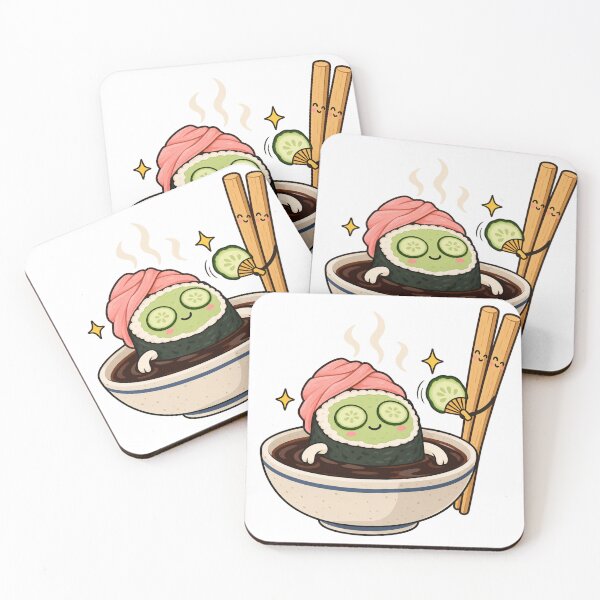 Item preview, Sushi Spa Day – Kawaii Maki Self-Care designed and sold by RAIID.