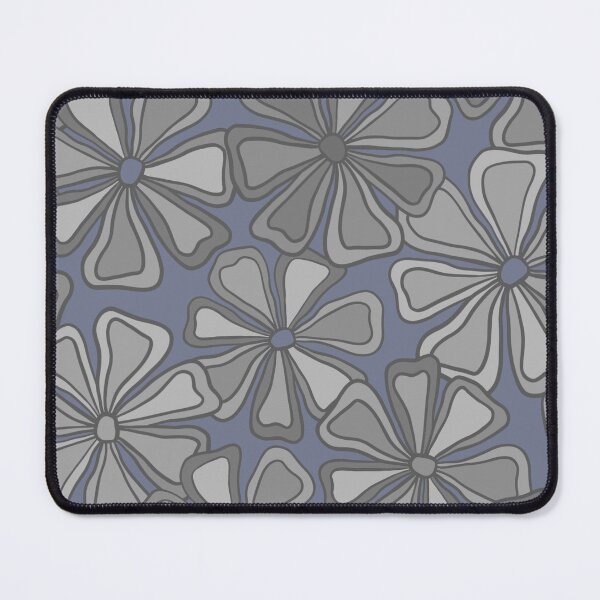 Item preview, Copy of Mod flowers on warm blue designed and sold by MarySchwindt.