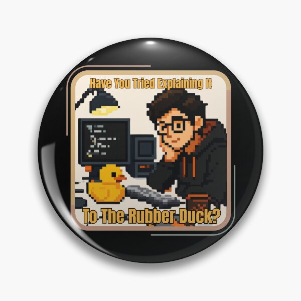 Item preview, Have You Tried Explaining It To The Rubber Duck? - Programmer Humor designed and sold by tellia-kallisto.