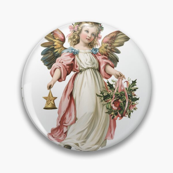 Item preview, Victorian Christmas angel card designed and sold by MendaciousMina.