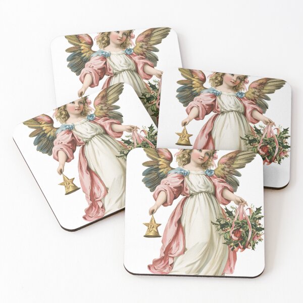 Item preview, Victorian Christmas angel card designed and sold by MendaciousMina.