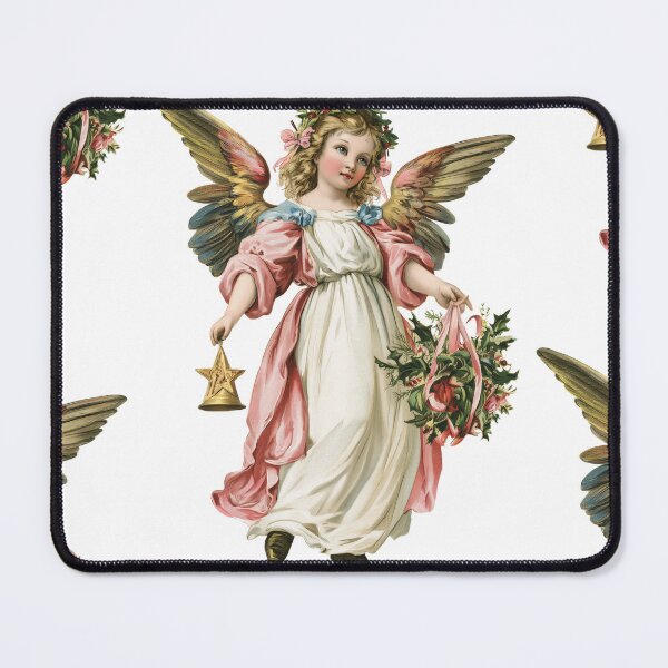 Item preview, Victorian Christmas angel card designed and sold by MendaciousMina.