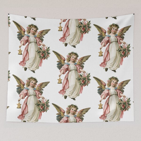 Item preview, Victorian Christmas angel card designed and sold by MendaciousMina.