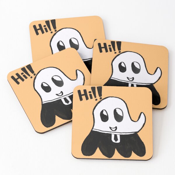 Item preview, Friendly little ghost saying Hi! designed and sold by littlenumfu2469.