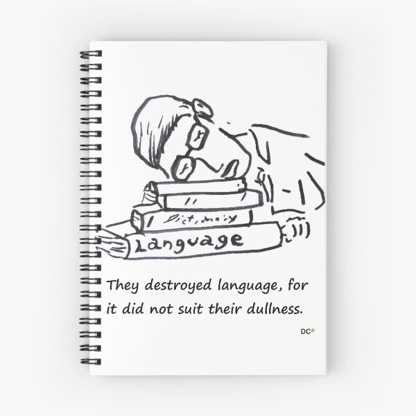 Item preview, They Destroyed Language Graphic CHNC designed and sold by CHNC.