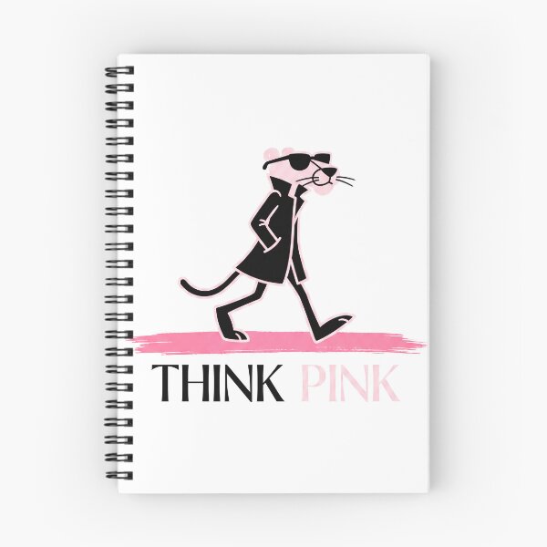 Item preview, Think Pink Cool Detective Panther Minimalist Art designed and sold by PixelDegenerado.