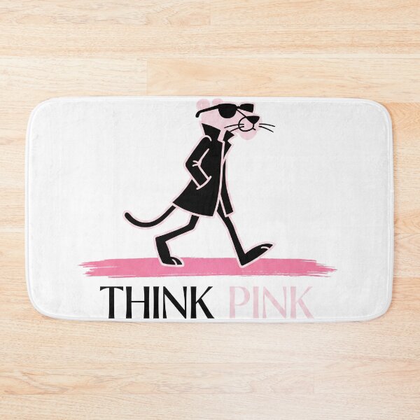 Item preview, Think Pink Cool Detective Panther Minimalist Art designed and sold by PixelDegenerado.