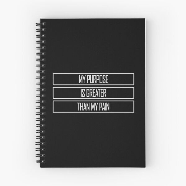 Item preview, My Purpose Is Greater Than My Pain Motivation Logo designed and sold by shirt-o-mat.