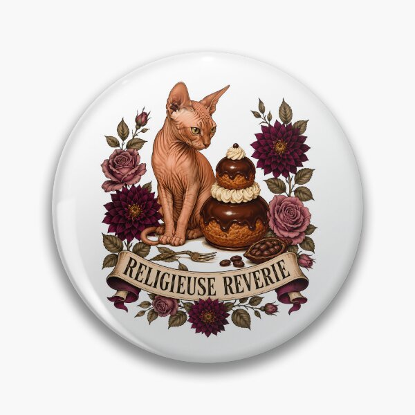 Item preview, Nun Reverie Sphinx Cat Art designed and sold by Old's Cool Cat Studio.