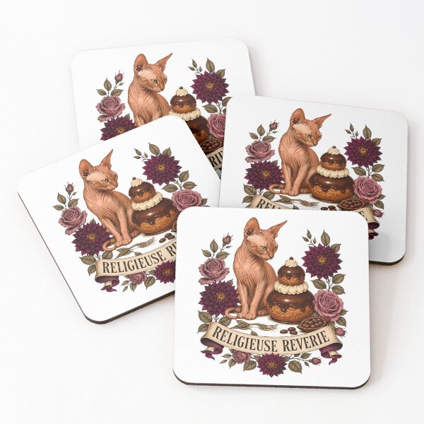 Item preview, Nun Reverie Sphinx Cat Art designed and sold by Old's Cool Cat Studio.