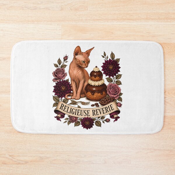 Item preview, Nun Reverie Sphinx Cat Art designed and sold by Old's Cool Cat Studio.