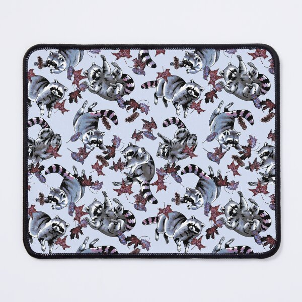 Item preview, Falling Raccoons and Leaves Berry designed and sold by Kelsey Worth.