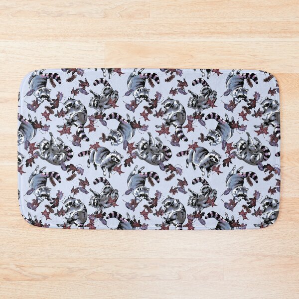Item preview, Falling Raccoons and Leaves Berry designed and sold by Kelsey Worth.