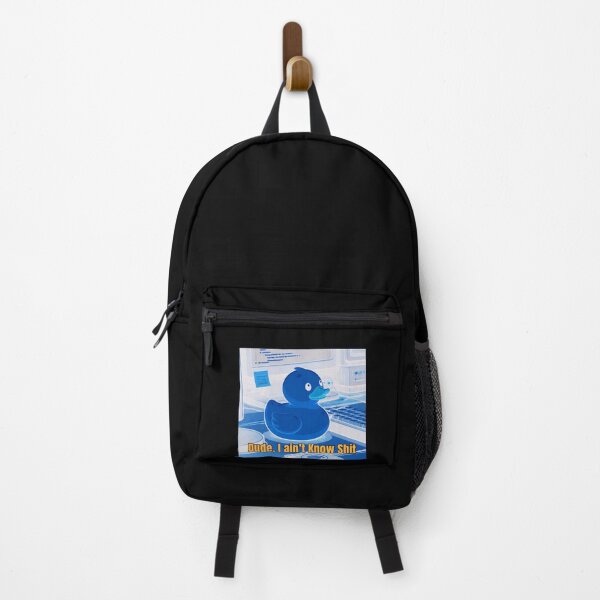 Item preview, Dude, I ain't Know Shit - Funny Rubber Duck Programmer Design IT Humor designed and sold by tellia-kallisto.
