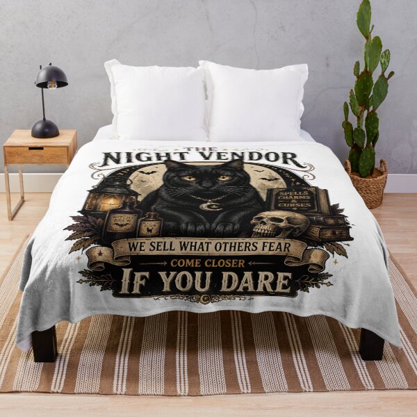 Item preview, Night Market Cat Retro Halloween Poster Halloween designed and sold by BernoNickel.