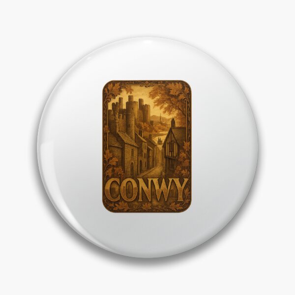 Item preview, Conwy Autumn Castle Cityscape designed and sold by Imaginarium of Chaos falcon88 .