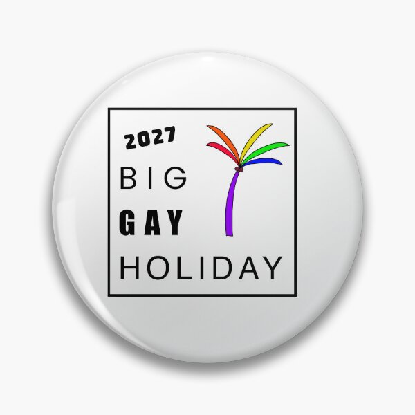 Item preview, Big gay holiday 2027 - Black text designed and sold by rodwelldesigns.