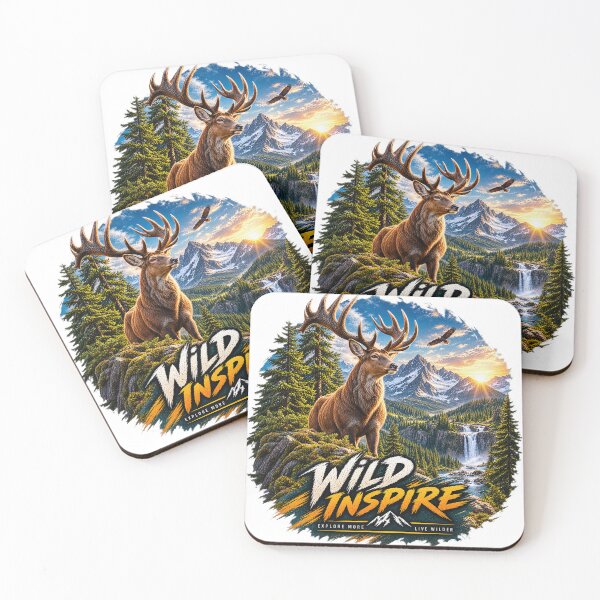 Artikelvorschau, Wild Stag Mountain Adventure – Wildnis & Freiheitsdesign entworfen und verkauft von Wild Inspire.