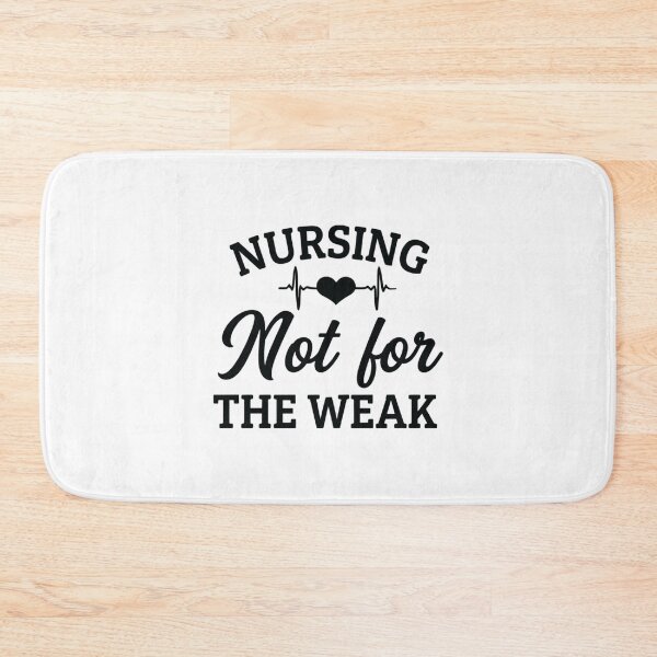 Item preview, Nursing Not for the Weak, Funny Nurse designed and sold by CloudyPress.