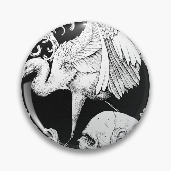 Item preview, Swan and Skulls Gothic Memento Mori Theme designed and sold by Adronia.