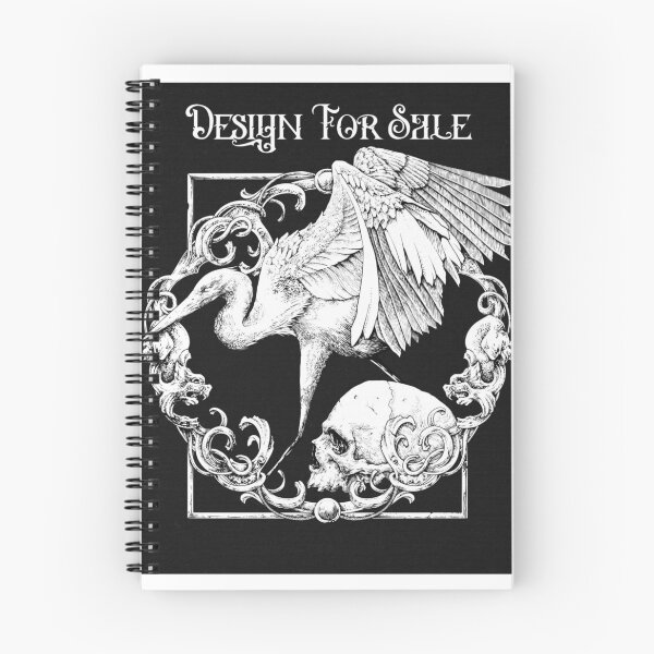 Item preview, Swan and Skulls Gothic Memento Mori Theme designed and sold by Adronia.
