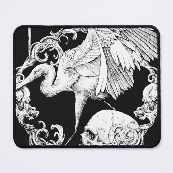 Item preview, Swan and Skulls Gothic Memento Mori Theme designed and sold by Adronia.