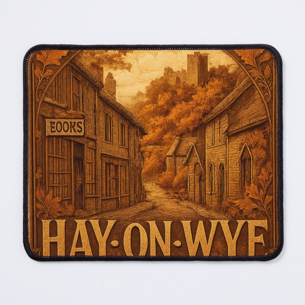 Item preview, Hay On Wye Autumn Cityscape  designed and sold by Imaginarium of Chaos falcon88 .