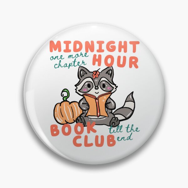 Item preview, Cute Raccoon Reading, Midnight Hour Book Club, Love Raccoons and Books, One More Chapter, Fall Bookish designed and sold by Forevermore.