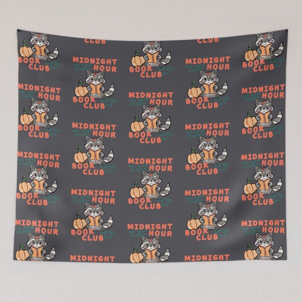 Item preview, Cute Raccoon Reading, Midnight Hour Book Club, Love Raccoons and Books, One More Chapter, Fall Bookish designed and sold by Forevermore.