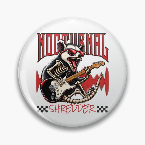 Item preview, Nocturnal Shredder Possum Guitar Design Light designed and sold by FaeryNuff.