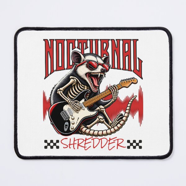 Item preview, Nocturnal Shredder Possum Guitar Design Light designed and sold by FaeryNuff.