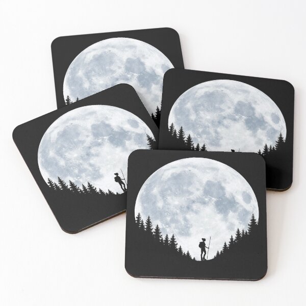 Item preview, Moonlit Hiker in the Forest designed and sold by Fikuall.