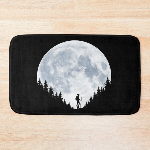 Item preview, Moonlit Hiker in the Forest designed and sold by Fikuall.
