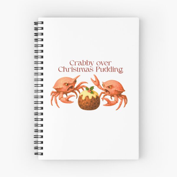 Item preview, Crabby over Christmas Pudding | Funny Crab Design designed and sold by MyriadNorfolk.