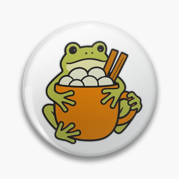 Item preview, Cute Frog Drinking Hot Chocolate  designed and sold by MaisyTorrence.