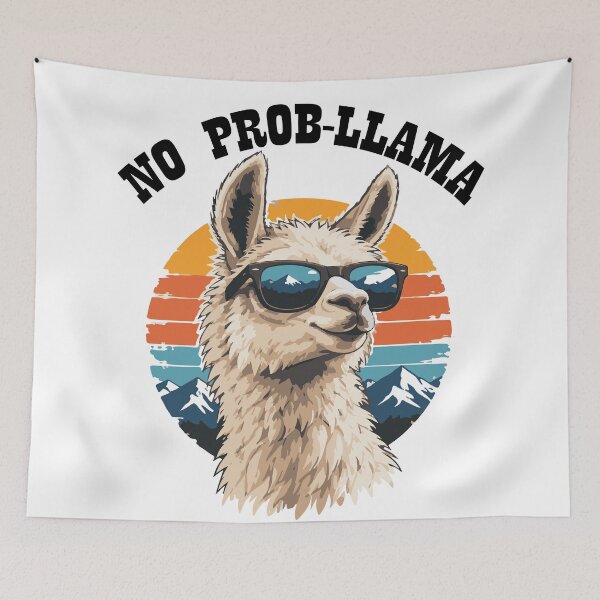 Item preview, No Prob-LLama t-shirt designed and sold by Miche lle.