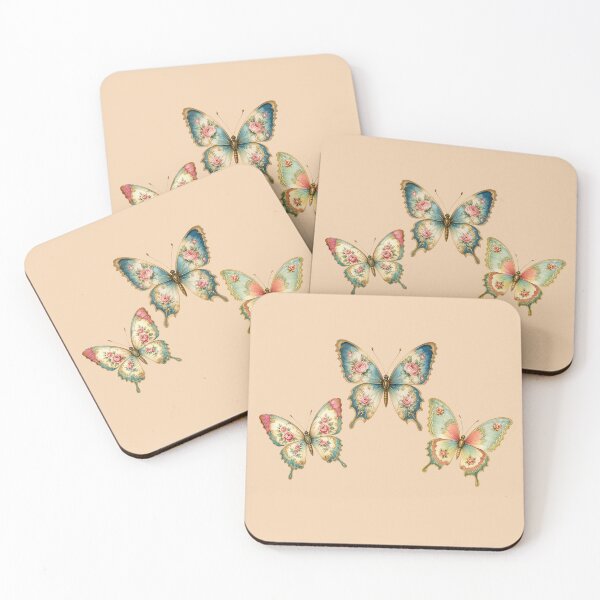 Item preview, Isabelina Butterflies Vintage Cottagecore designed and sold by AOCollections.