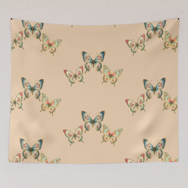 Item preview, Isabelina Butterflies Vintage Cottagecore designed and sold by AOCollections.