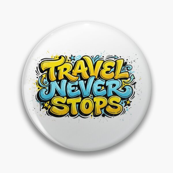 Item preview, Travel never stops designed and sold by AsifDesignCreativeStudio.