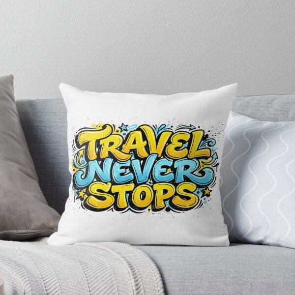 Item preview, Travel never stops designed and sold by AsifDesignCreativeStudio.