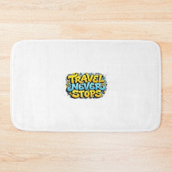 Item preview, Travel never stops designed and sold by AsifDesignCreativeStudio.