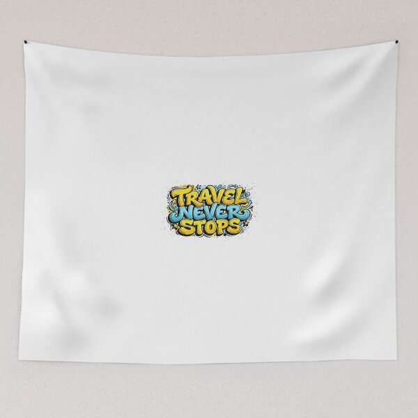 Item preview, Travel never stops designed and sold by AsifDesignCreativeStudio.