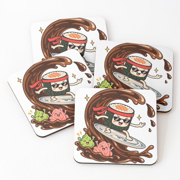 Item preview, Soy Sauce Surfer – Funny Sushi Adventure designed and sold by RAIID.