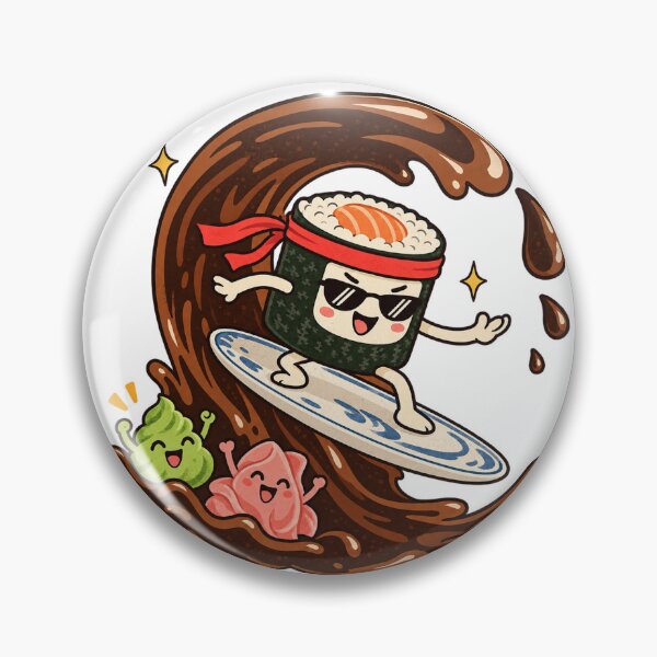 Item preview, Soy Sauce Surfer – Funny Sushi Adventure designed and sold by RAIID.
