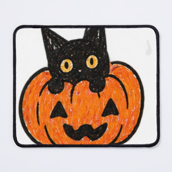 Item preview, Cute black cat in a Halloween pumpkin designed and sold by NorthPeak Studio.