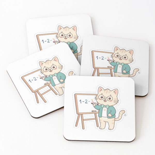 Item preview, Counting Whiteboard Cat Teacher designed and sold by PrintforDesign.