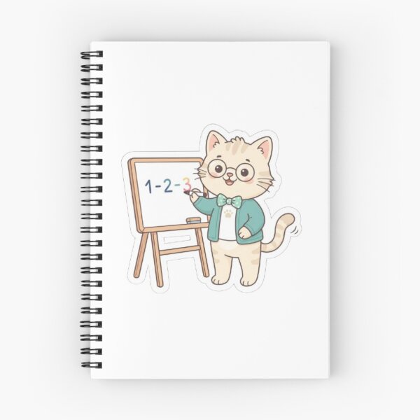 Item preview, Counting Whiteboard Cat Teacher designed and sold by PrintforDesign.