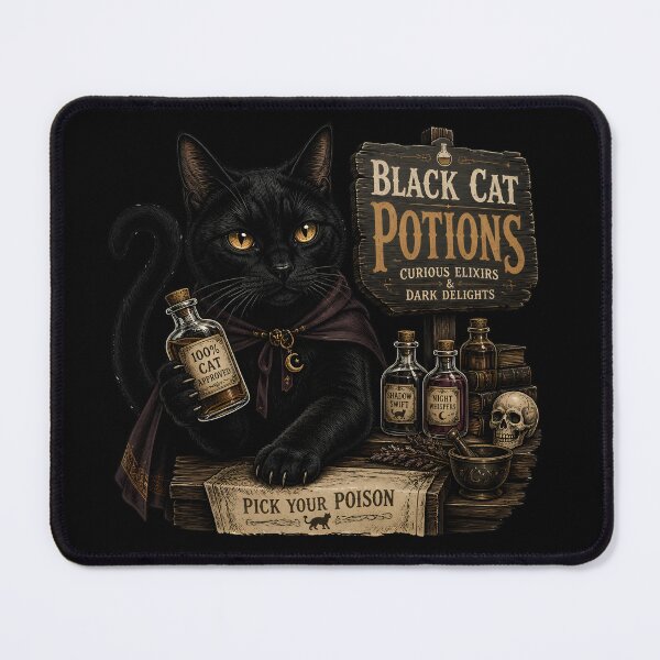 Item preview, Potion Market Cat Retro Halloween Poster Halloween designed and sold by BernoNickel.