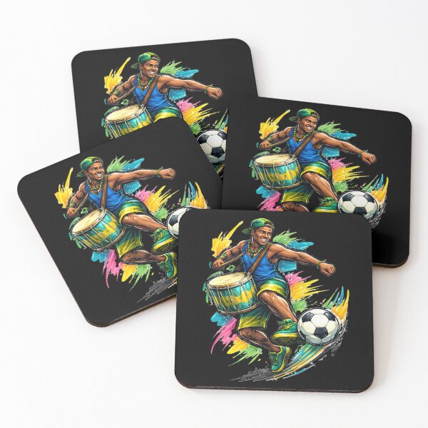 Item preview, Brazilian Samba Drummer Soccer Star designed and sold by OmarBenFadhel.